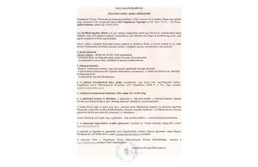 Pályázati felhívás üzlethelyiség/iroda bérlésére Szigetbecsén