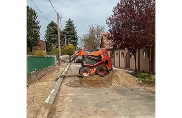 Lakossági kezdeményezésre új járda épül Veresegyházon