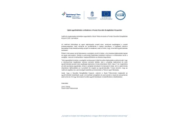 Újabb együttműködés a láthatáron a Pomázi Szociális Szolgáltatási Központtal