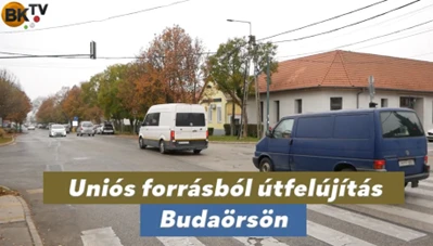 Megújul a Károly király út: Uniós forrásból szépül Budaörs egyik legfontosabb útvonala