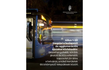 Július 1-től megújul a budapesti és agglomerációs éjszakai közlekedés – ennek egyik legnagyobb nyertese Szigetszentmiklós