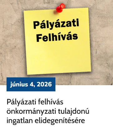 Pályázati felhívás Százhalombattán önkormányzati tulajdonú ingatlan elidegenítésére