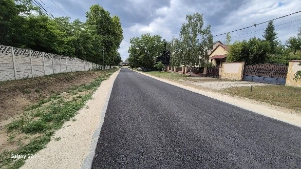 Elkészült Inárcson a Dózsa György utca aszfaltozása
