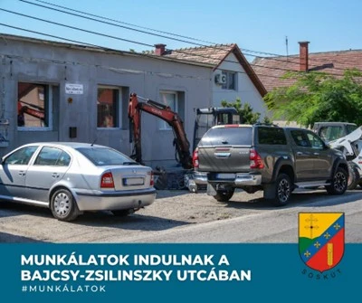 Sóskúton építési munkálatok kezdődnek a Bajcsy Zsilinszky utcában