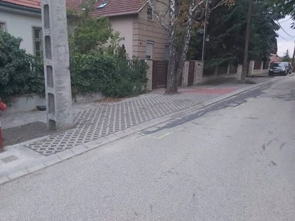 Megújult Budaörsön a Szegfű utca és Tulipán utca teljes rossz állapotú szakasza