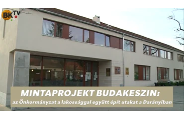Mintaprojekt Budakeszin: az Önkormányzat a lakossággal együtt épít utakat a Darányiban