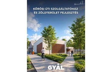 Új közösségi találkozóhelyet terveznek a Kőrösi úton Gyálon