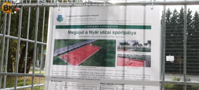 21. századi sportparadicsom lesz Törökbálint belvárosában: megújul a Nyár utcai sportpálya