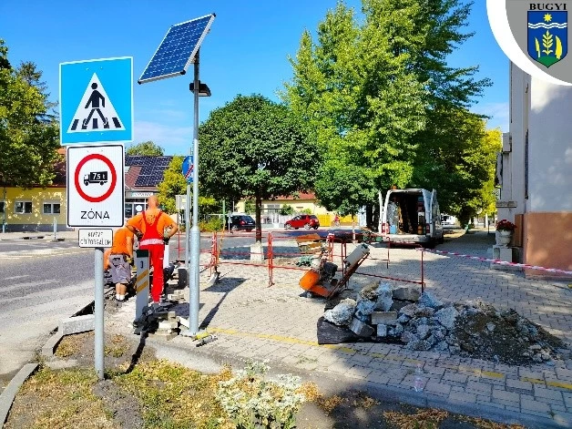 Megkezdődtek a Beleznay téri gyalogátkelőhely akadálymentesítési munkálatai