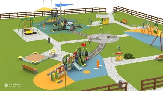 Kezdődik a befogadó játszótér építése Dunakeszin