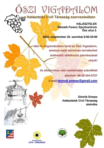 Még lehet jelentkezni az Őszi Vigadalomra!