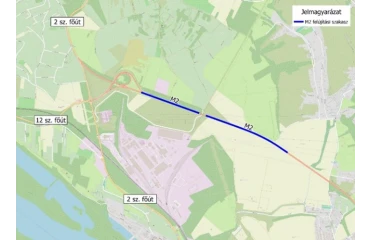 Nagy munkák jönnek az M2-en Vác térségében