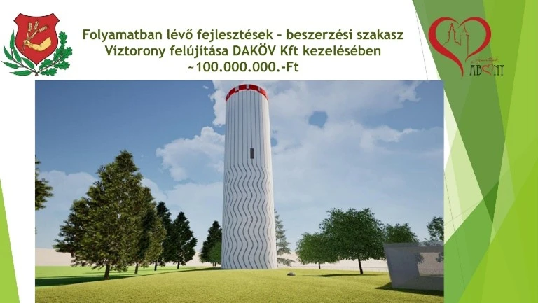 2026. évi projektek Abonyban