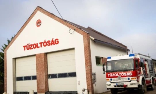 Megújul az önkéntes tűzoltóság épülete (Délegyháza-Dunavarsány)