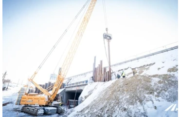 Így dolgoznak a pálya alatti alagúton Páty és Biatorbágy között