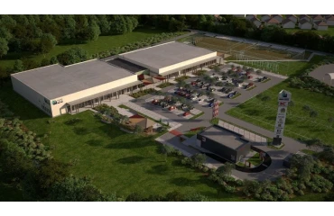 Új pláza épül Magyarországon az M3-as autópálya bagi lehajtójánál