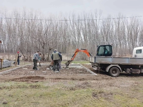 Csemőben zajlanak a munkálatok