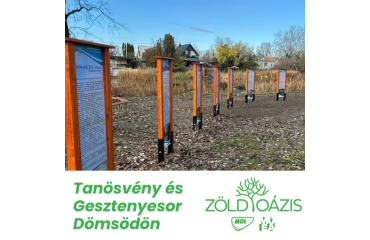 Tanösvény és Gesztenyesor Dömsödön