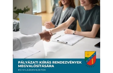 Pályázati kiírás a sóskúti civil szervezetek 2026. évi támogatására