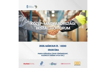Meghívó a Törökbálinton rendezett 2026. évi Közép-Magyarországi Beszállítói Fórumra