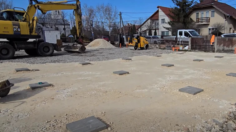Itt a jó idő és ezzel egyidőben elindultak a beruházások is Vecsésen