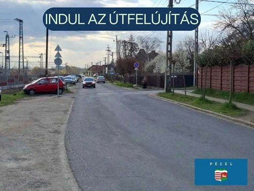 Indul az útfelújítás Pécelen