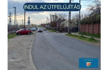 Indul az útfelújítás Pécelen