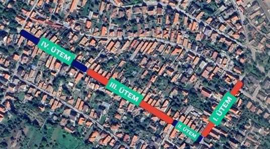 Jövő héten indul a Dózsa György utca felújítása Pilisvörösváron