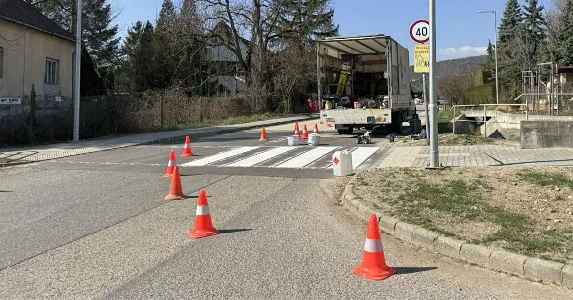 Nagykovácsi új zebrával gazdagodik