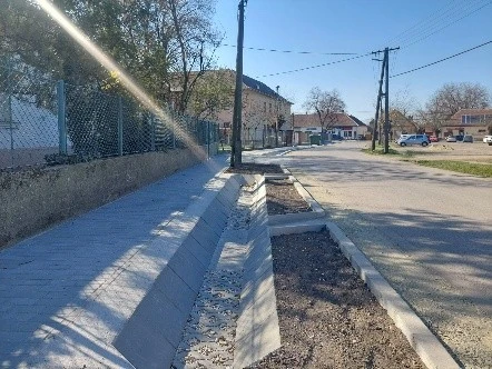 Járda fejlesztés Abonyban