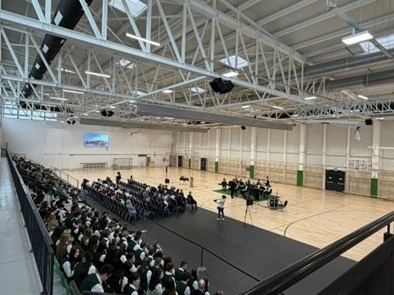 Átadták a Bocskai István új kézilabdacsarnokát Halásztelken