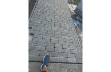 Petőfi utcai járdaépítés Herceghalmon