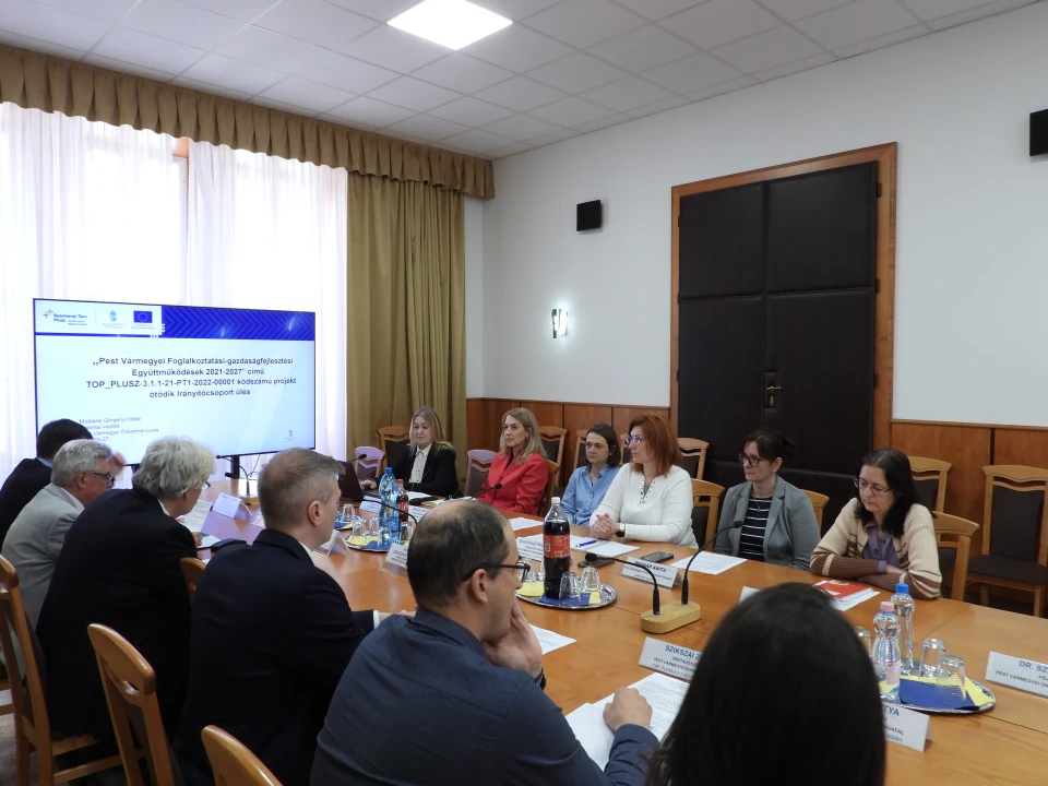 Pest Vármegyei Foglalkoztatási-gazdaságfejlesztési Paktum Irányítócsoportja - ötödik ülés
